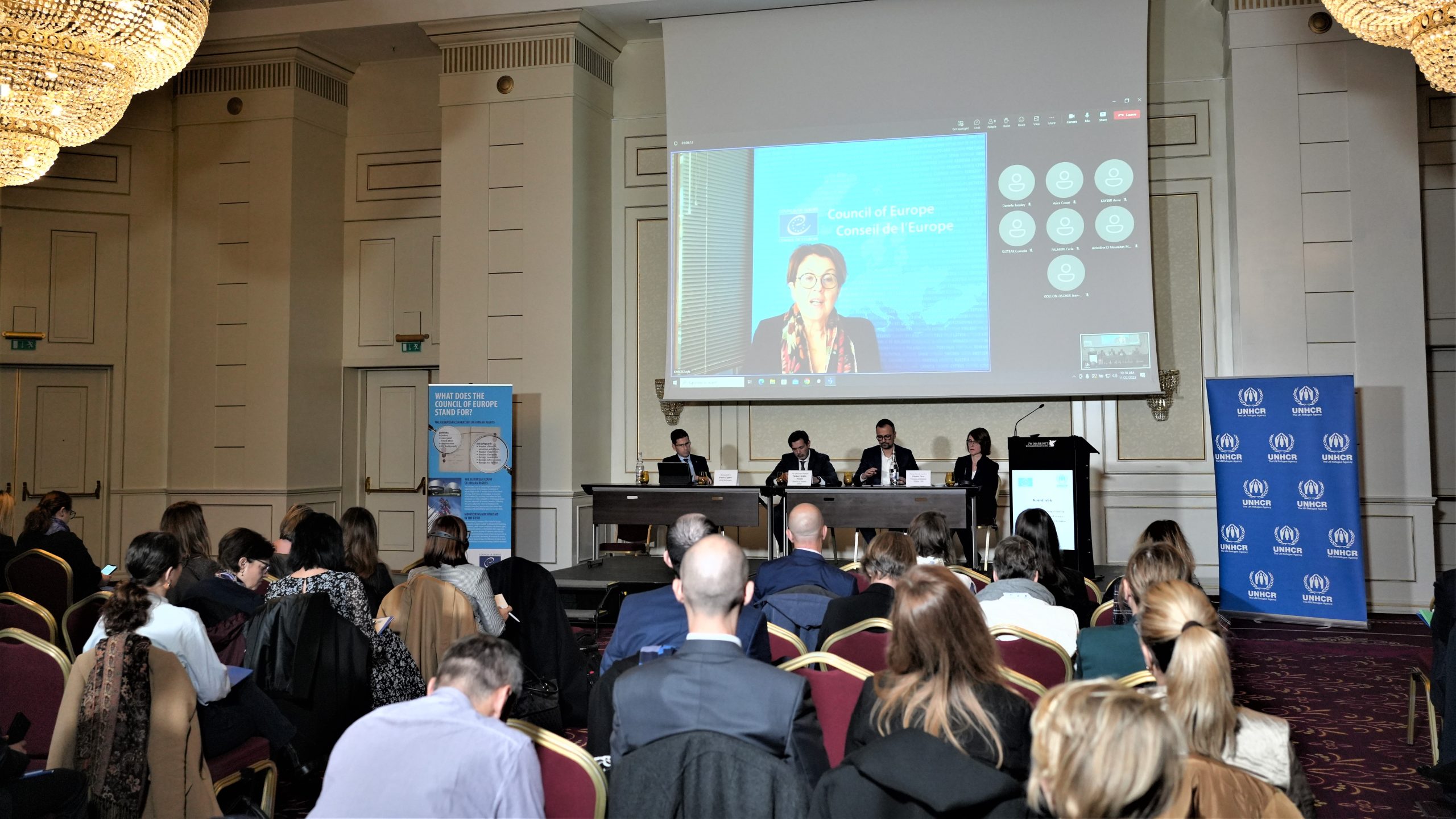 CoE/UNHCR round table: Strengthening the protection of children and victims of gender-based violence, in the context of refugee flows in Romania