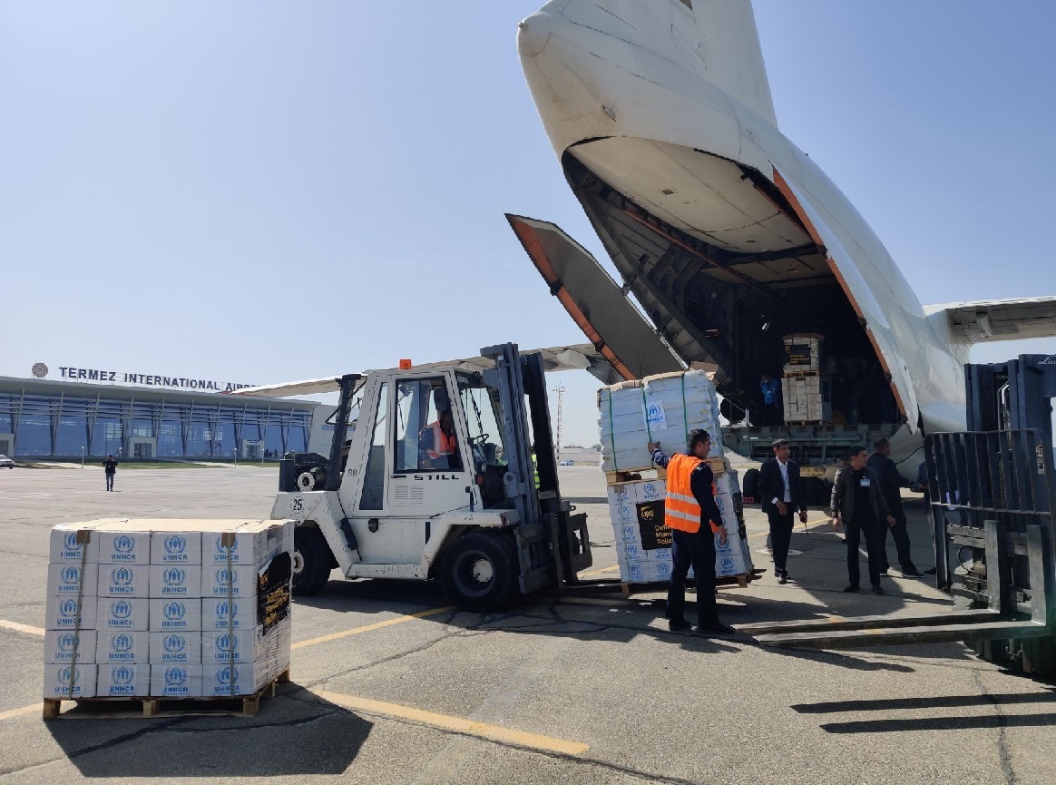 UNHCR opens alternative route of aid to Afghanistan via Uzbekistan