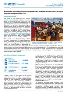 UNHCR Somalia Drought Response Flash Update III (29 September 2022)