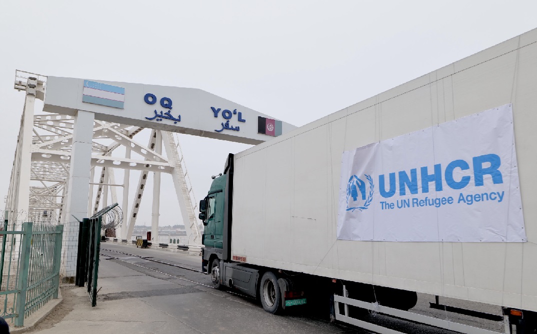 UNHCR sends humanitarian aid to Afghanistan through Termez in Uzbekistan